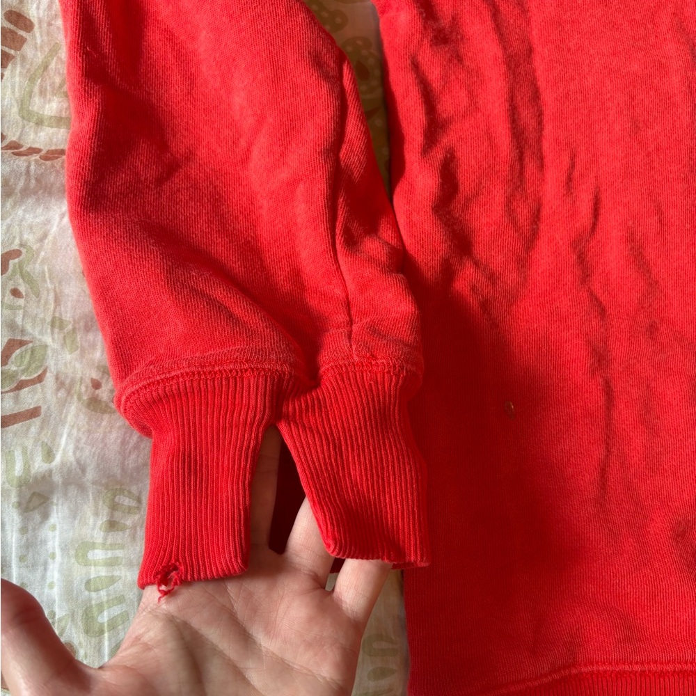 NWT Free People Take it Easy Red/Rouge Knit Cardigan Sweater - Picture 5 of 8